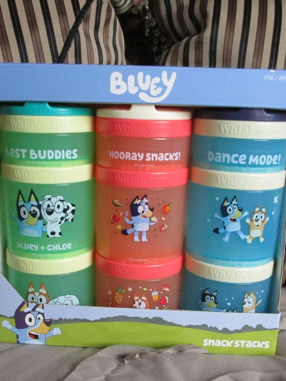 NWT Bluey Snack Stacks